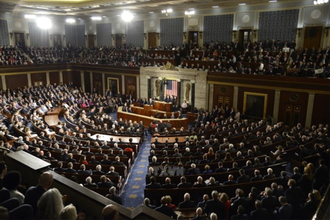 Toàn cảnh một phiên họp của Hạ viện Mỹ ở Washington, DC. (Nguồn: AFP/TTXVN)