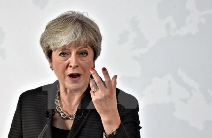 Thủ tướng Anh Theresa May. (Nguồn: AFP/TTXVN)