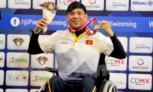 Võ Thanh Tùng giành huy chương thứ 3 tại giải bơi người khuyết tật