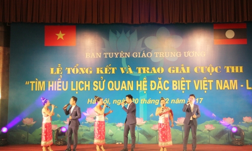 Kết quả cuộc thi viết “Tìm hiểu lịch sử quan hệ đặc biệt Việt Nam – Lào" năm 2017