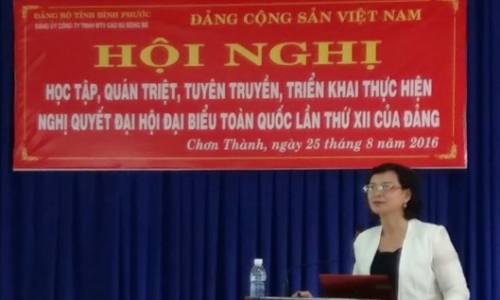 Hiệu quả từ đổi mới phương thức quán triệt Nghị quyết ở Bình Phước