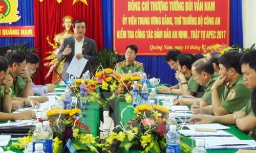 Quảng Nam đảm bảo an ninh phục vụ các hoạt động APEC 2017