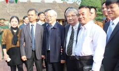 Tổng Bí thư Nguyễn Phú Trọng đã đến thăm và làm việc tại Tỉnh Nam Định