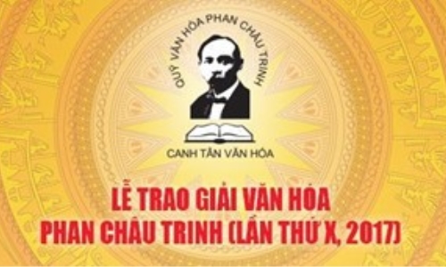 Trao Giải thưởng Văn hóa Phan Châu Trinh năm 2017