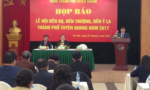 Thành phố Tuyên Quang sẵn sàng cho Lễ hội Đền Hạ, Đền Thượng, Đền Ỷ La năm 2017