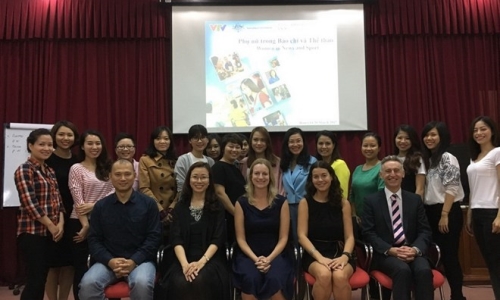 Australia hỗ trợ Việt Nam đào tạo các nhà báo nữ làm thể thao