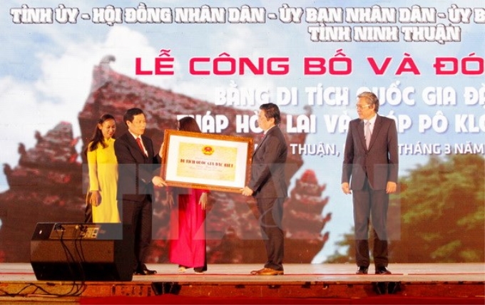 Bộ trưởng Bộ Văn hóa, Thể thao và Du lịch Nguyễn Ngọc Thiện phát biểu tại buổi lễ. (Ảnh: Nguyễn Thành/TTXVN)