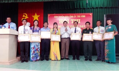 Ban Tuyên giáo Tỉnh ủy Trà Vinh tổ chức Hội thi giảng viên giảng dạy lý luận chính trị năm 2017