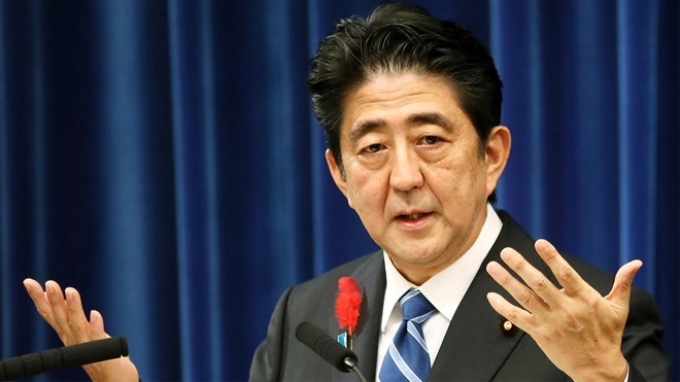 Thủ tướng Nhật Bản Shinzo Abe. (Nguồn: AP)