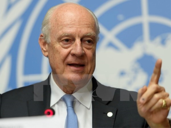 Đặc phái viên Liên hợp quốc về vấn đề Syria Staffan de Mistura. (Nguồn: EPA/TTXVN)