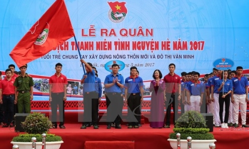 Ra quân Chiến dịch Thanh niên tình nguyện Hè năm 2017