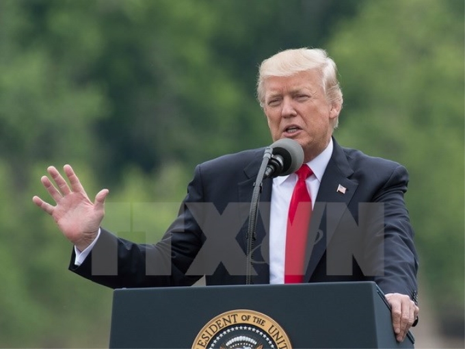 Tổng thống Mỹ Donald Trump. (Ảnh: AFP/TTXVN)