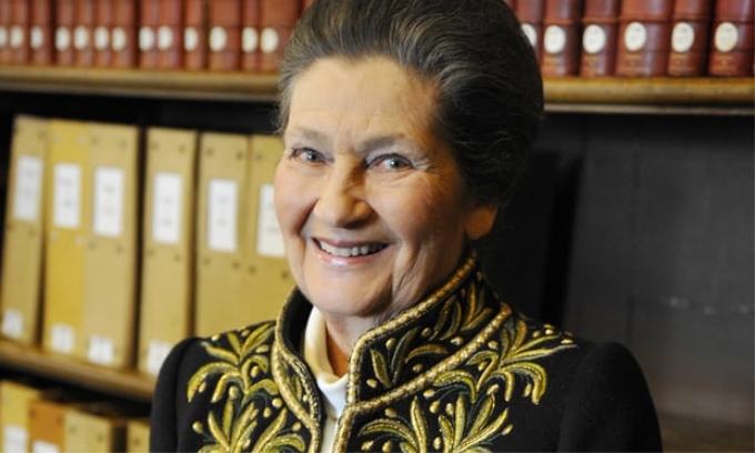 Bà Simone Veil đã qua đời ở tuổi 89 tại nhà riêng. Ảnh: theguardian