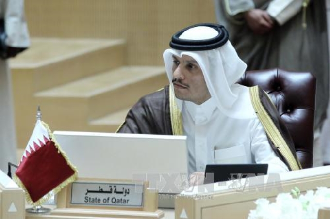 Ngoại trưởng Qatar Mohammed bin Abdulrahman Al-Thani. Ảnh: EPA/TTXVN