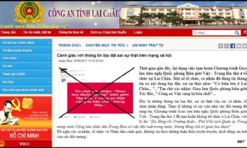 Thông tin 7 công an bị bắn chết khi truy bắt tội phạm là bịa đặt