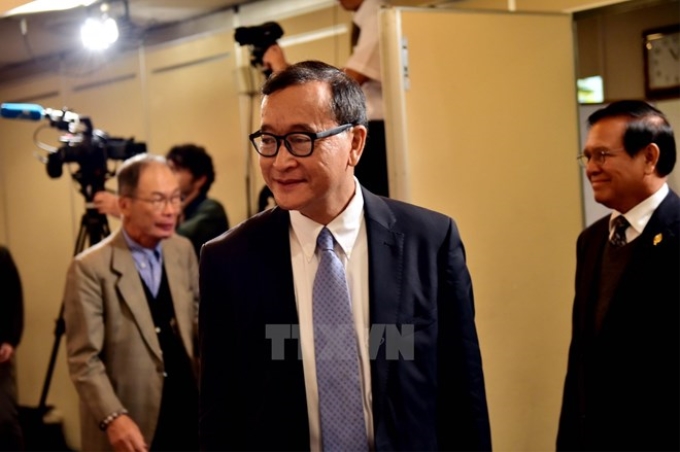 Ông Sam Rainsy. (Nguồn: AFP/TTXVN)