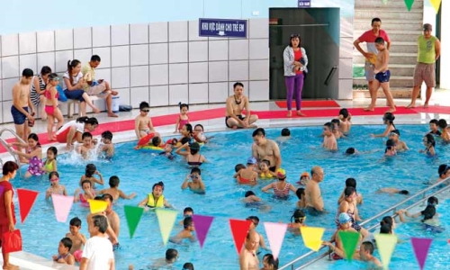 Xây dựng điểm bơi an toàn cho trẻ em