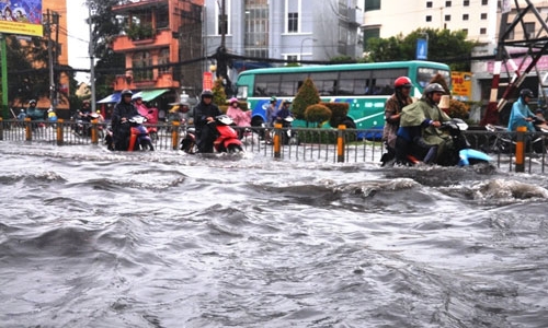 Tp Hồ Chí Minh: Thông tin về các điểm ngập nước qua điện thoại di động