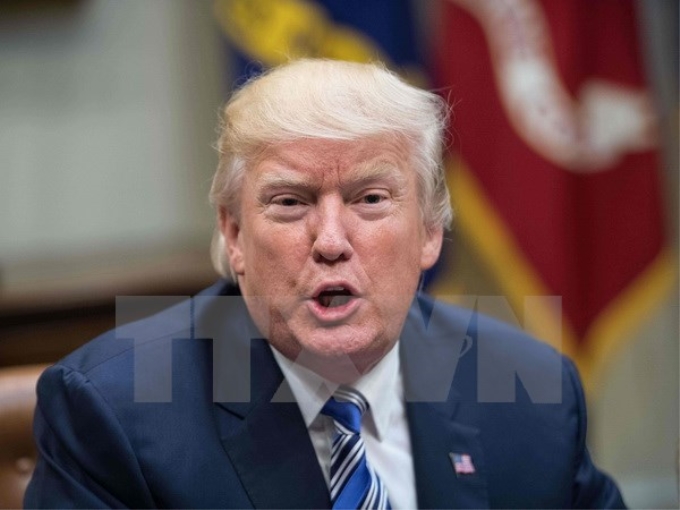 Tổng thống Mỹ Donald Trump. (Ảnh: AFP/TTXVN)