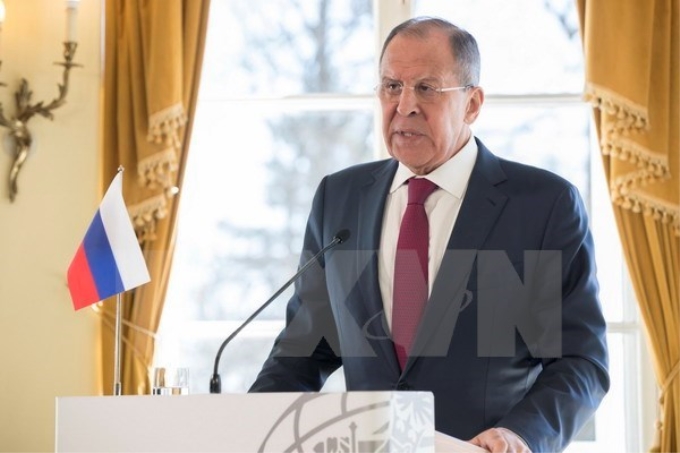 Ngoại trưởng Nga Sergei Lavrov. (Nguồn: THX/TTXVN)