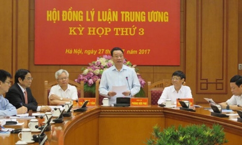 Kỳ họp thứ ba Hội đồng Lý luận Trung ương nhiệm kỳ 2016-2021