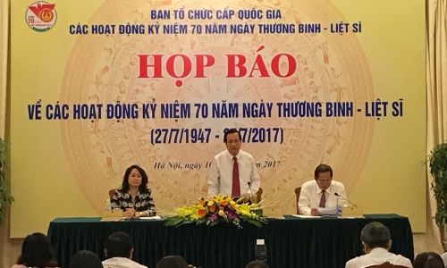 Các hoạt động kỷ niệm 70 Ngày thương binh liệt sĩ