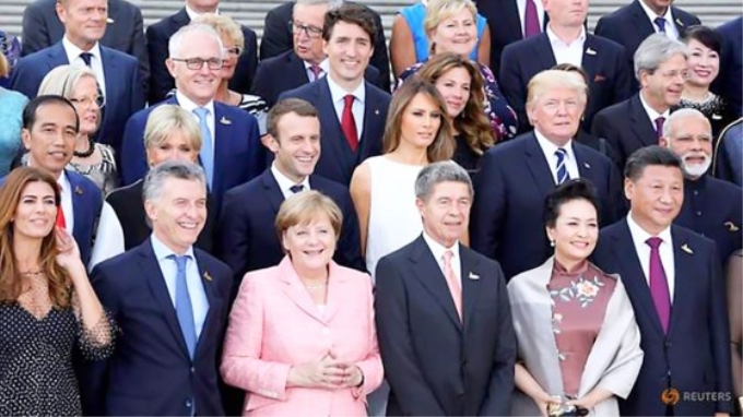 Các nhà lãnh đạo G20 tham dự hội nghị tại Hamburg