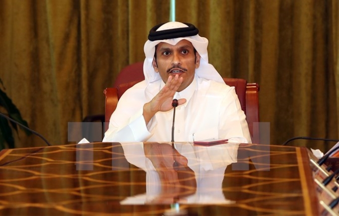 Ngoại trưởng Qatar Sheikh Mohammed bin Abdulrahman Al-Thani. (Nguồn: AFP/TTXVN)