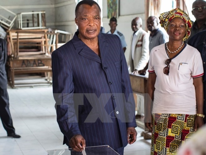 Tổng thống Cộng hòa Congo Denis Sassou Nguesso. (Nguồn: AFP/TTXVN)