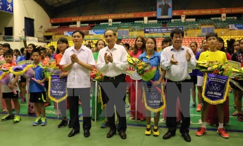 Giải Cầu lông các cây vợt thiếu niên trẻ xuất sắc toàn quốc 2017