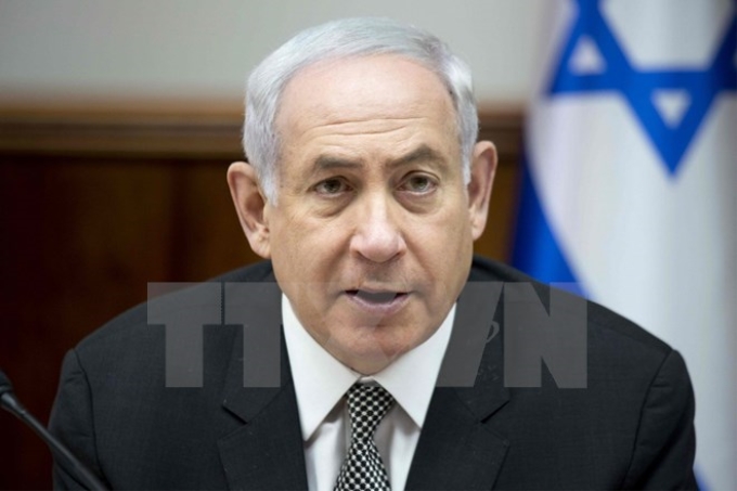 Thủ tướng Israel Benjamin Netanyahu. (Nguồn: AFP/TTXVN)