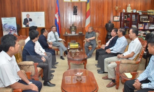 Bộ trưởng Bộ Thông tin Campuchia tiếp các cơ quan báo chí Việt Nam