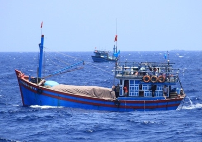 Một tàu cá của Việt Nam ở Biển Đông. Ảnh: Asia Maritime.net