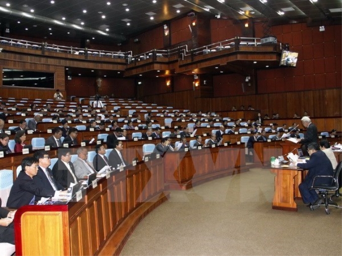 Toàn cảnh một phiên họp Quốc hội Campuchia. (Nguồn: AFP/TTXVN)