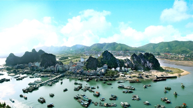 Huyện đảo Vân Đồn, tỉnh Quảng Ninh. Ảnh: halong.gov.vn