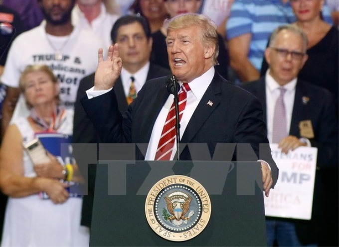 Tổng thống Mỹ Donald Trump. (Ảnh: AFP/TTXVN)