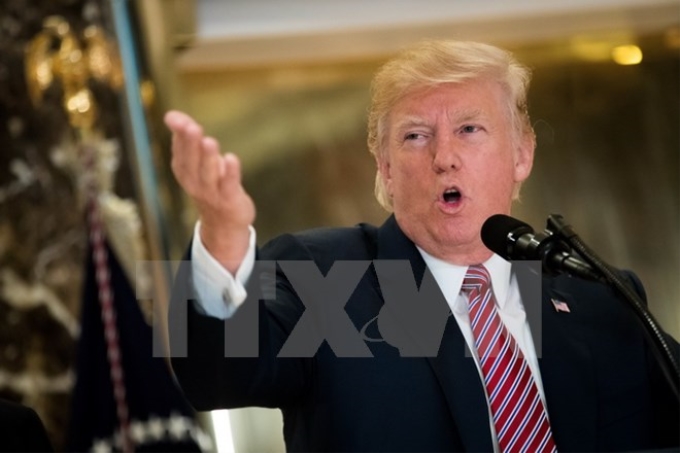 Tổng thống Mỹ Donald Trump. (Nguồn: AFP/TTXVN)