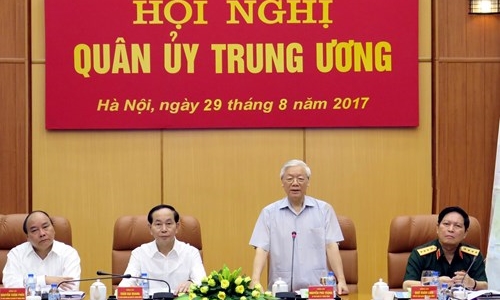 Tổng Bí thư chủ trì Hội nghị Quân ủy Trung ương