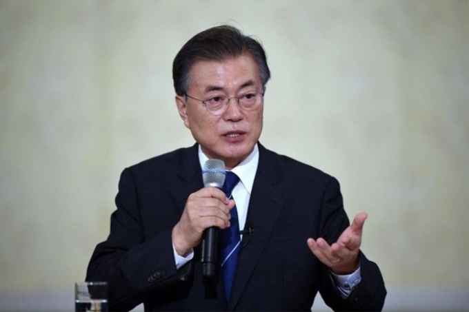 Tổng thống Hàn Quốc Moon Jae-in. (Nguồn: AFP)