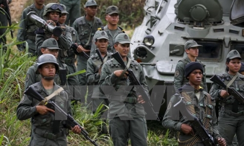 Tuần hành lớn phản đối Mỹ can thiệp vào tình hình Venezuela