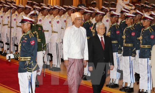 Tổng thống Htin Kyaw: Myanmar và Việt Nam luôn là bạn bè thân thiết