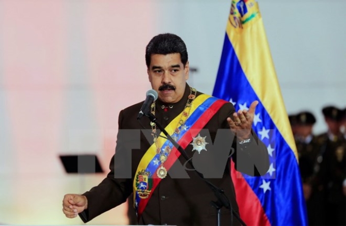 Tổng thống Venezuela Nicolas Maduro. (Nguồn: EPA/TTXVN)