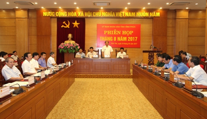 Đồng chí Nguyễn Văn Trì, Phó Bí thư Tỉnh ủy, Chủ tịch UBND tỉnh phát biểu kết luận phiên họp. Ảnh Thế Hùng
