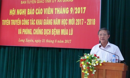 An Giang: Đẩy mạnh tuyên truyền công tác khai giảng năm học mới