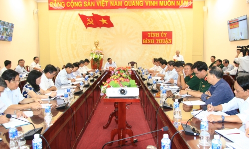 Bình Thuận: đánh giá kết quả triển khai thực hiện Nghị quyết số Trung ương 4 khóa XII và Chỉ thị 05