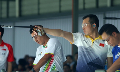 SEA Games 29: Hoàng Xuân Vinh giành huy chương bạc bắn súng