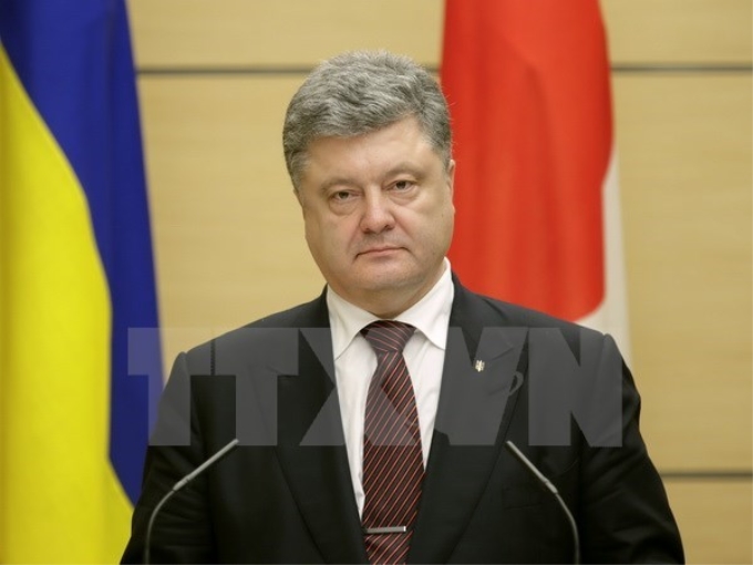 Tổng thống Ukraine Petro Poroshenko. (Nguồn: AFP/TTXVN)