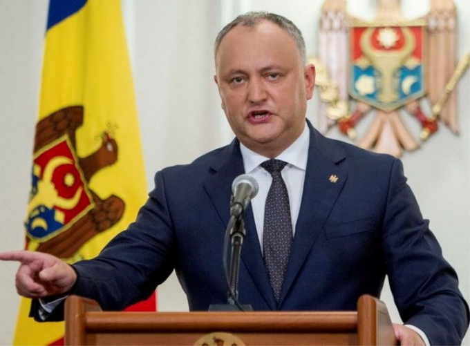 Tổng thống Moldova Igor Dodon. (Nguồn: EPA)