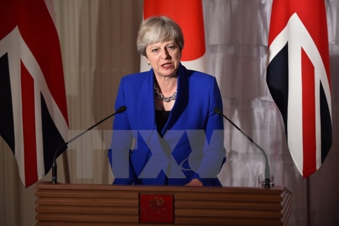 Thủ tướng Anh Theresa May. (Nguồn: AFP/TTXVN)