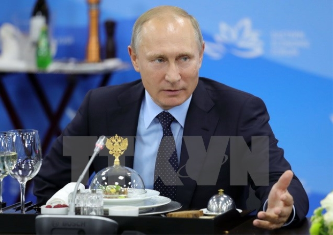 Tổng thống Nga Vladimir Putin. (Nguồn: AFP/TTXVN)